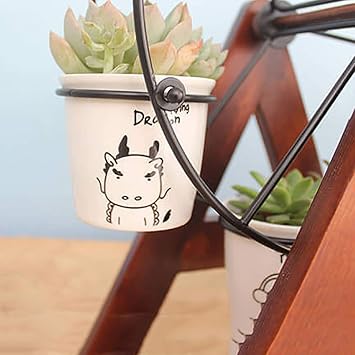 Soporte De Flor Oficina De Madera Maciza Ferris Wheel Desktop Mini ...