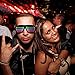Sourcingbay Pack of 2 LED Flashing Glasses with USB Charger Music Sound Activated for Kids Adults