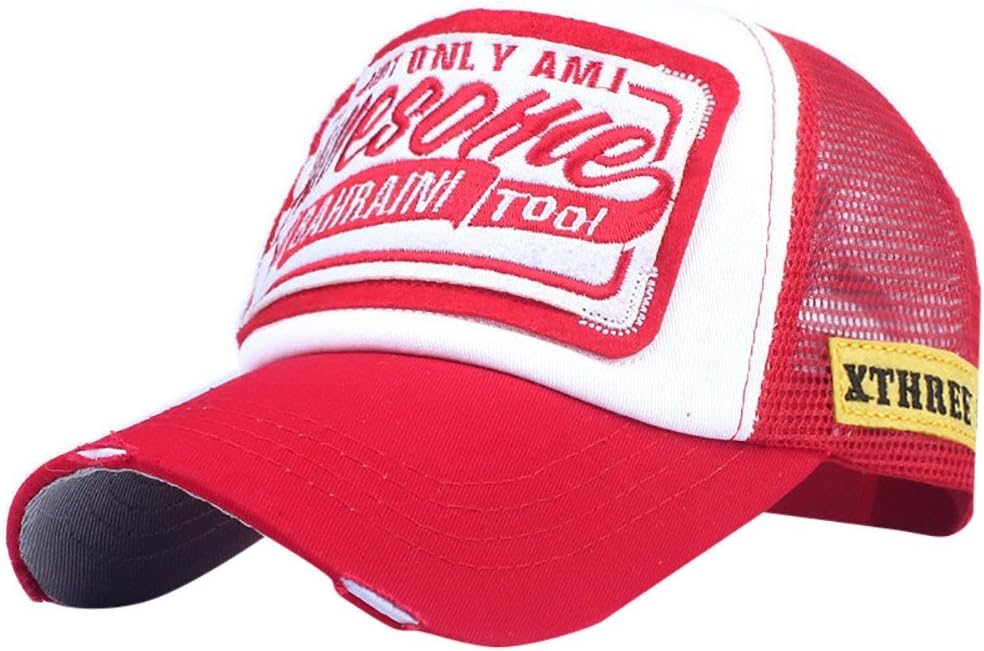 Embroidered Summer Cap Mesh Hats for Men Women Casual Hats Hip Hop Baseball Caps