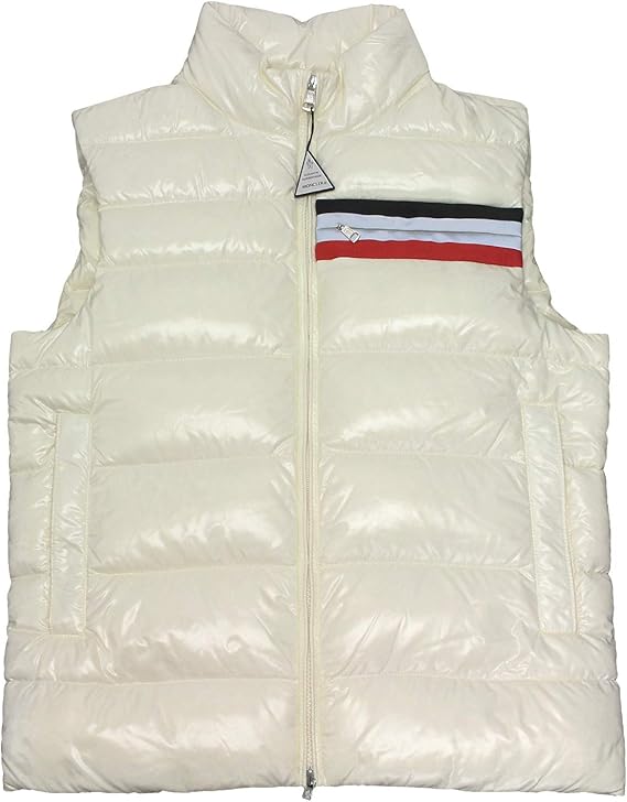 Amazon モンクレール Moncler Parpaillon メンズ ダウンベスト パールホワイト 1a500 C0604 034 並行輸入品 ベスト 通販