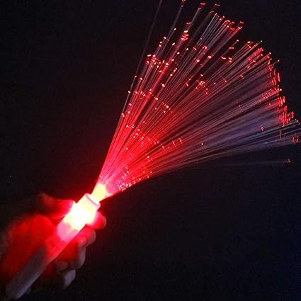 fiber optic glow wands