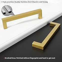 homdiy Brass Cabinet Pulls Gold Hardware 25 Pack