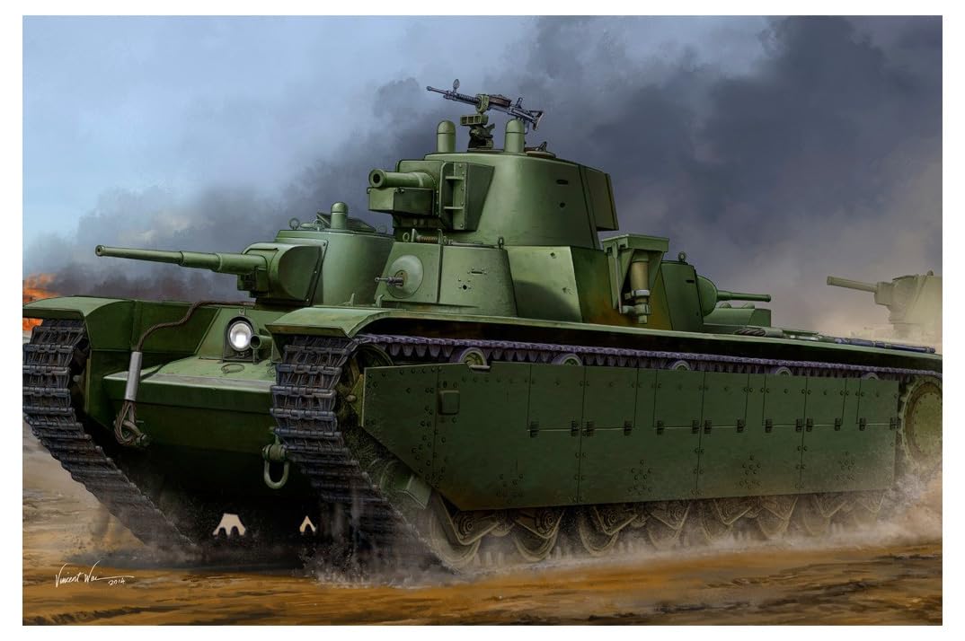 Hobbyboss 83844 "Soviet T-35 Heavy Tank (ate Plastic Model Kit, 1:35 Scale