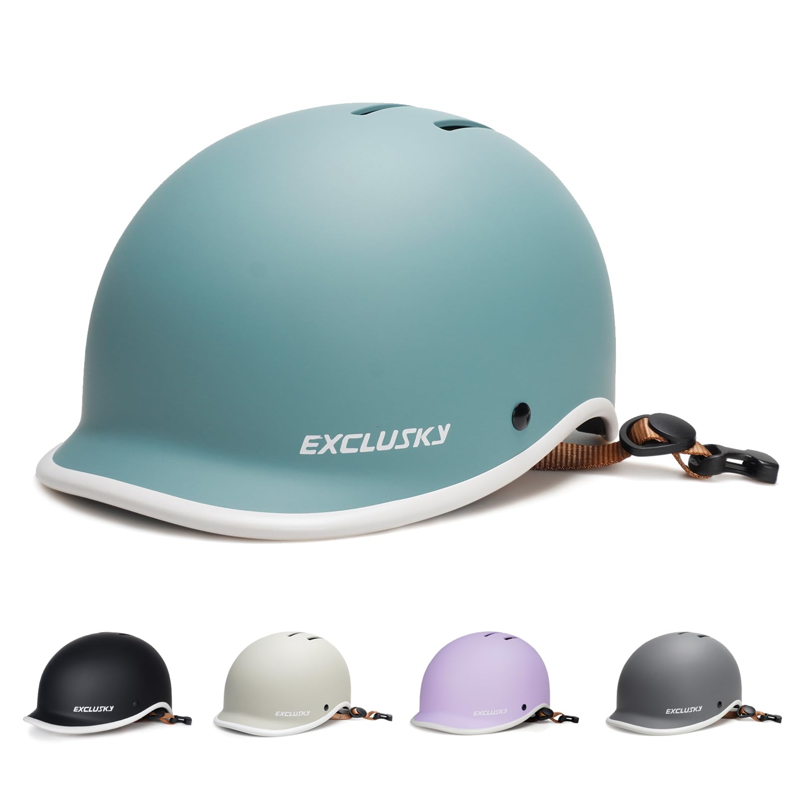 Ckorison Bike Helmet for Adult Men and Women, Bicycle Helmet for Commuting Road Biking Skating with Adjustable Dial Size 56-61cm