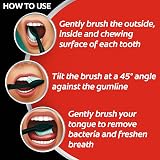 Colgate Slim Soft Charcoal Toothbrush Pack of 4 - Gentle & Effective view 5