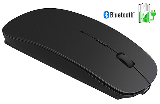 Schlanke wiederaufladbare Bluetooth Wireless Mouse - Tsmine Ultra-Slim Mäuse für Notebook, PC, Laptop, Computer, Windows / An