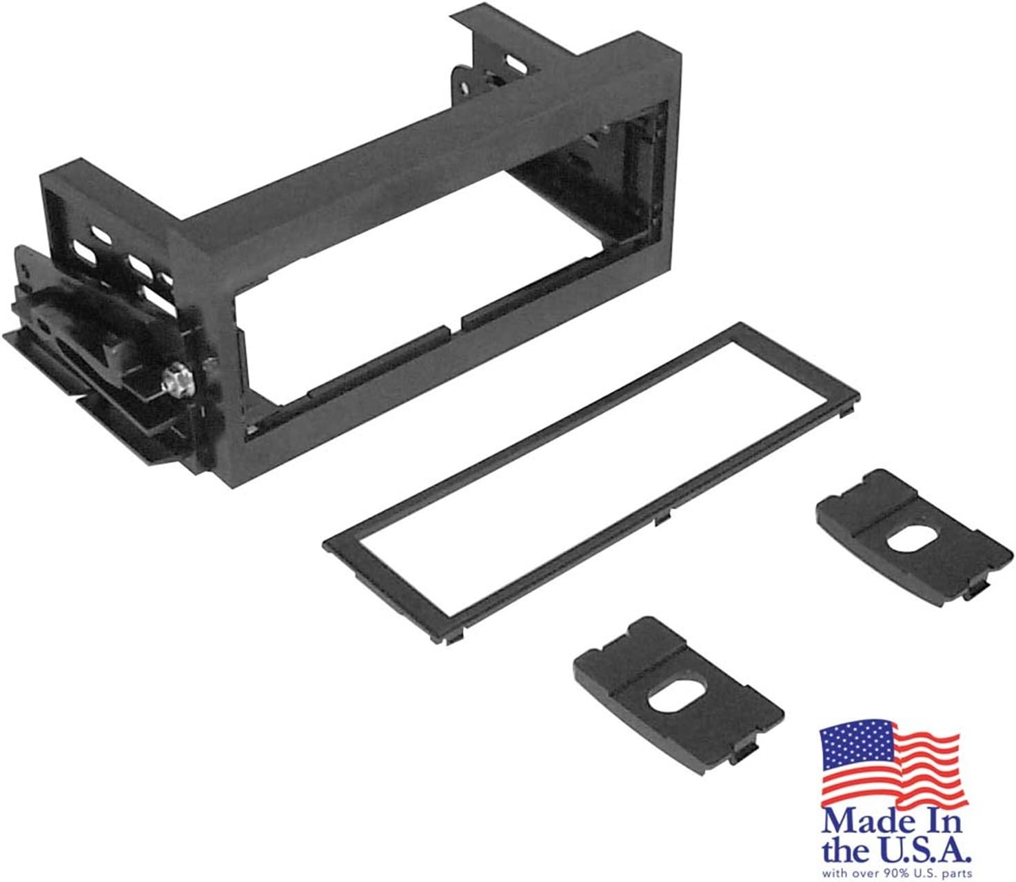 SCOSCHE GM1486B 1995-02 General Motors Full Size Truck EQ or Single DIN w/Pocket Install Dash Kit