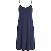 Latuza Women's Viscose Slip Sleep Dress Sleeveless Nightgown