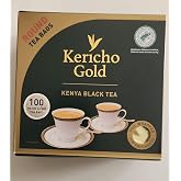 Kericho Gold Kenya Black Tea, Round Tea Bags, 100 Count, 7.05 oz | Foil Wrapped for Freshness