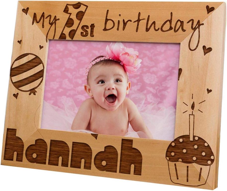 first birthday photo frame personalized