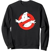 Ghostbusters Original No Ghost Logo Funny Retro Movie Sweatshirt