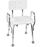 shower chair with arms and backrest amazon