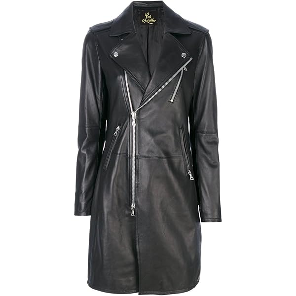 Carrie CH Hoxton Edwardian Ladies Real Leather Jacket Long Back