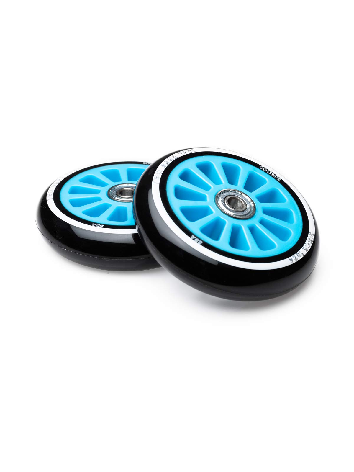 TBF Stunt Scooter Wheels - ABEC 9 Bearings Blue (Pair) — image 1