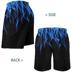 Lzzidou Men's Swim Trunks 9 Inch Inseam Bathing