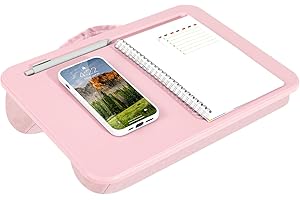 LapGear Compact Lap Desk - Rose Quartz - Fits Up to 13.3 Inch Laptops - Style No. 43104