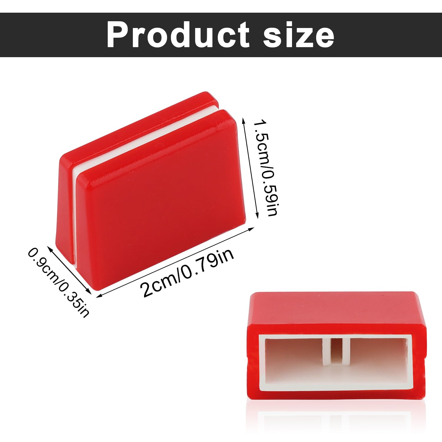 8pcs Fader Caps, Colorful Fader Caps Mixer Slider Fader Knobs for Pioneer DJM350, 400, 500, 700, 750, 800, 850, 900NEXUS, 900SRT, 900NXS2, 2000, 2000nexus Easy to Install