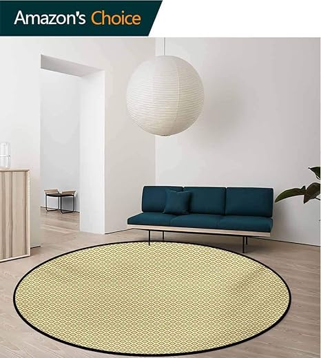 Amazon De Rugsmat Retro Teppich Klein Rund Vintage Altmodisch