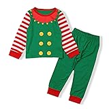 AR-LLOYD Christmas Pajamas Sets Unisex Kids Elf