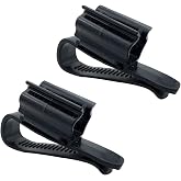 2Pcs Fish for Tank Mounting Clip Water Pipe Hose Holder Multifunction Adjustable Clamp for 0.31""-0.62"" Dia Tub Aquarium Tube Holder, Aquarium Air Pump Accessories Aquarium Pumps and Filters (Black)