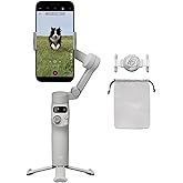 DJI Osmo Mobile 7 Gimbal Stabilizer for iPhone, Android, Built-in Tripod, Ultra-Light, Comfortable Grip, 3-Axis Phone Gimbal,