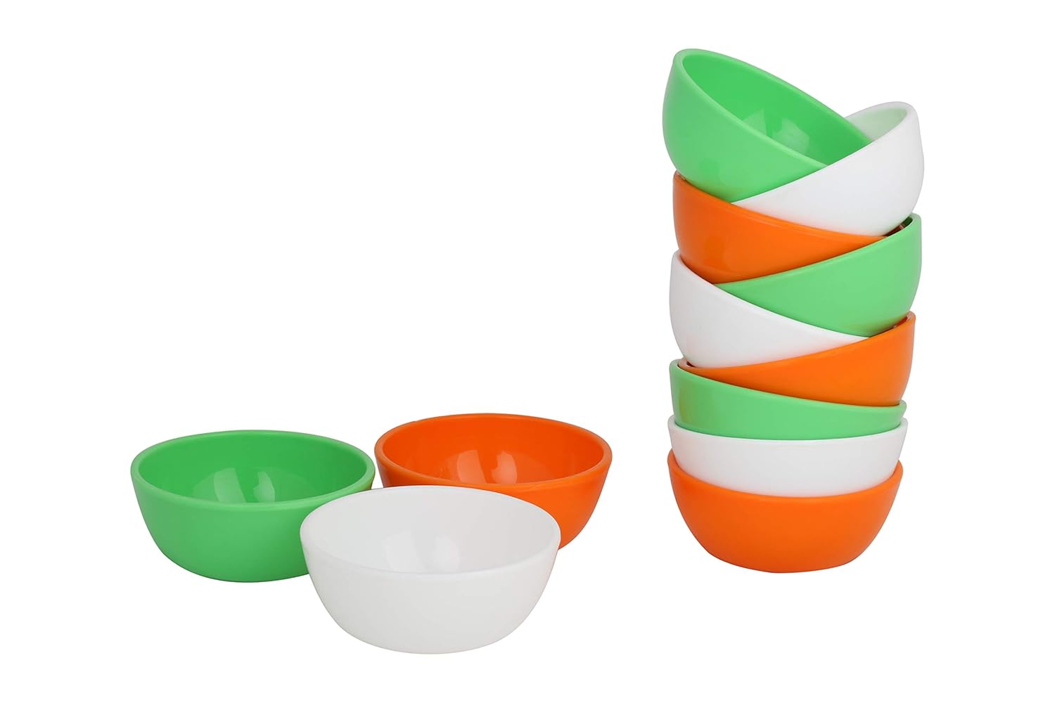 Buy Utensza 12 Pcs, Small Plastic Bowl Set, Microwave Safe