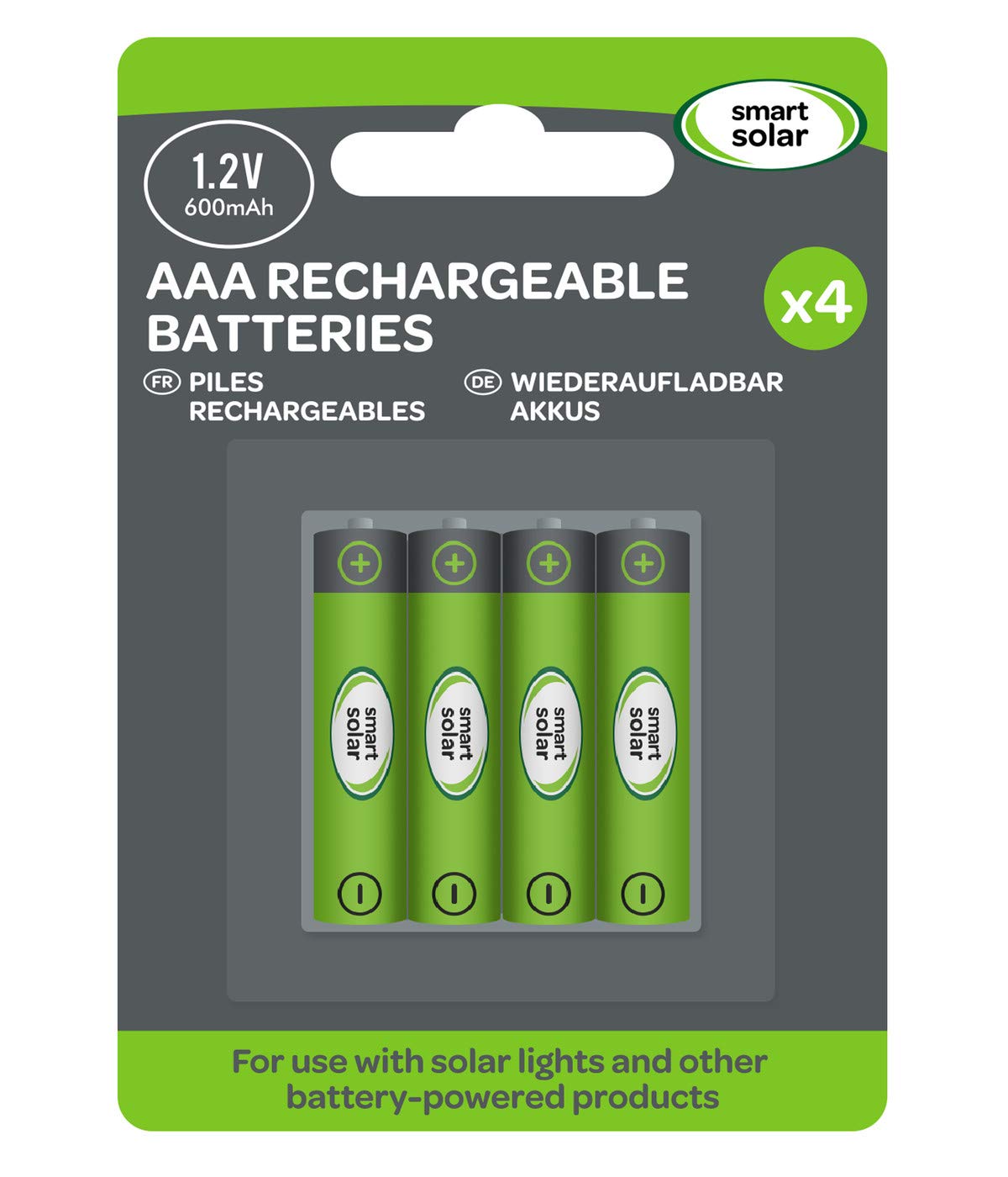 AAA 600mAh Rechargeable Batteries