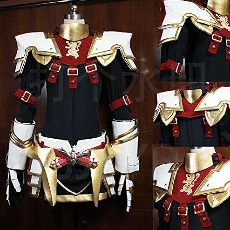 Amazon Co Jp コスプレ衣装 Fate Grand Order アストルフォ 黒のライダー 鎧 靴 髪飾り 靴下 マント 武器付 豪華版 ホビー 通販