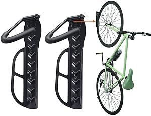Wallmaster Bike Rack Garage Wall Mount Bicycles 2-Pack Storage System Vertical Bike Hook for Indoor
