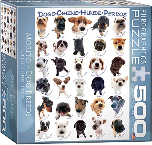 Dog Breeds Puzzle, 500-Piece