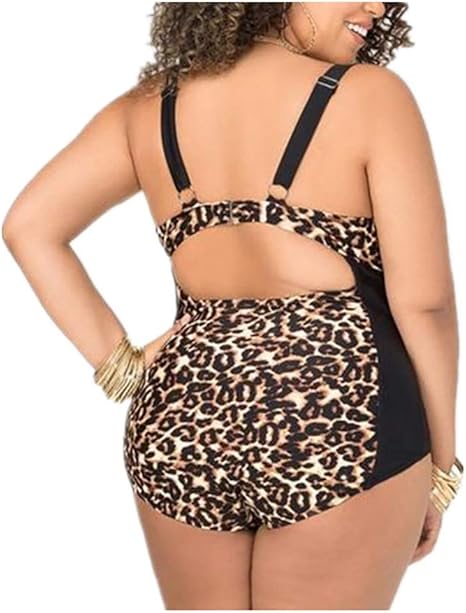 Amazon Co Jp レディース ワンピース水着 Lサイズ ヒョウ柄 カラーハードバッグ セクシーワンピース水着 X Large 323 445 633 ホーム キッチン