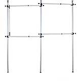 The Shopfitting Shop 9ft Long Wall Mounted Clothes Rail Chrome