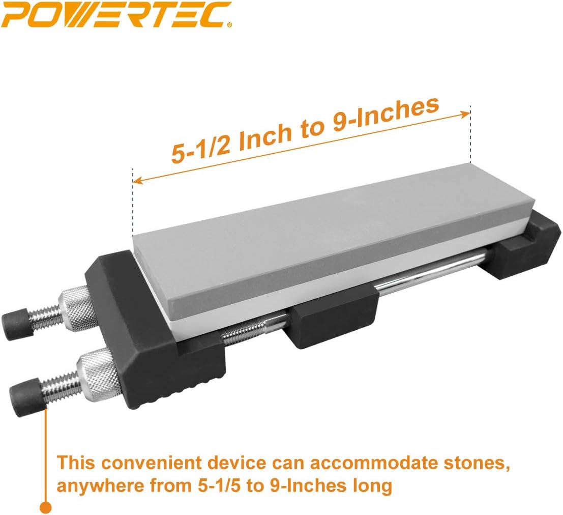 POWERTEC 71013 Sharpening Stone Holder, 5-1/2-Inch to 9-Inch - - 