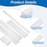 Sourcing Map 6061 Aluminum Square Flat Bar 3pcs 3mm x 25mm x 305mm view 4