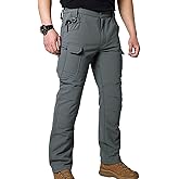 HOANCAQH Men's Tactical Cargo Pants, Waterproof Winter Work Pants, Men's Winter Trousers ,Winter Tactical Style