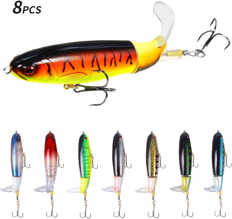floating rotating tail lures