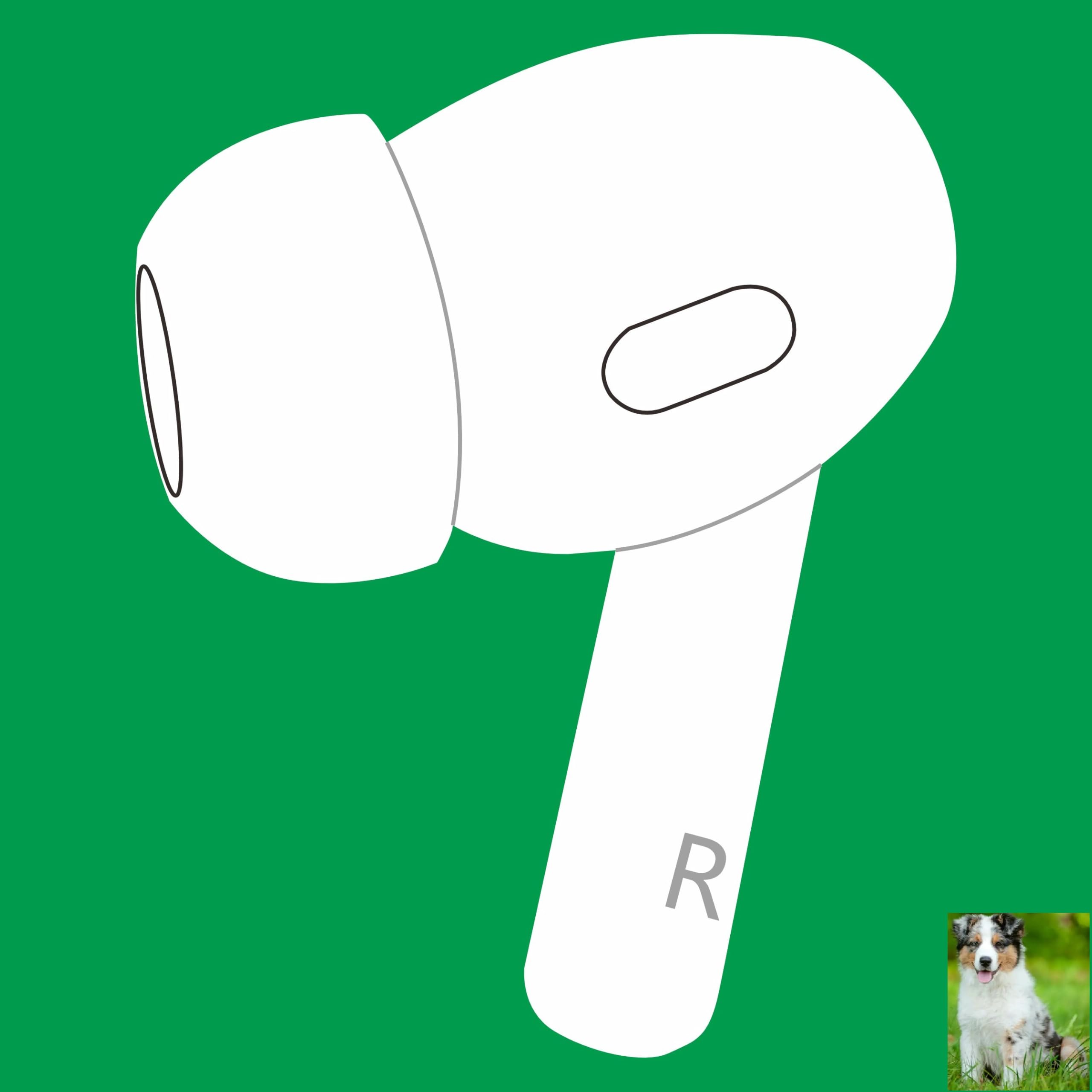 Photo 1 of Meenova OEM Right Earbuds Replacement for Pods Pro (2nd Generation) A3047, A3048, A3049, Genuine Single Right Ear Side Only, Compatible with Original Air Pro 2 A2968 Charging Case