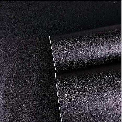 CCWind Black Wallpaper Black Peel and Stick Wallpaper Solid Color Black