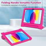 Surom Kids Case for iPad 11th Gen A16 2025 10th Gen 2022 Rose view 4