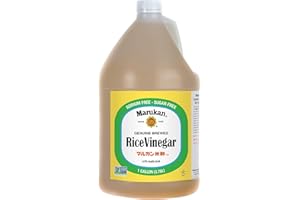 Marukan Genuine Brewed Rice Vinegar for Enhancing Flavor & Cooking, Unseasoned (1 Gallon)