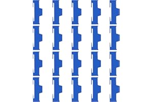 skrnrhrery Servo Cable Clip Lock, 20pcs Servo Extension Cable Safety Connector Clips Lead Wire Lock, for Rc Servo Expansion Cable Or Servo Y Adapter Cable, Jr Servo Cable Kit. (Blue)…