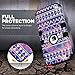 iPod Touch 6 Case,iPod Touch 5 Case,ULAK Anti Slip Anti-Scratch iPod Touch Case Shockproof Protective Cover with Hybrid High Soft Silicone + Hard PC Case(Reverie/Black)