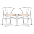 POLY & BARK Weave Chair, Set of 2, White