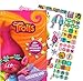 Dreamworks Trolls Coloring and Stamper Activity Book Set - Include 1 Coloring Book (96 pages) , 295 Stickers, 24 Crayola Crayons and 12 Stampers by Trolls Toys