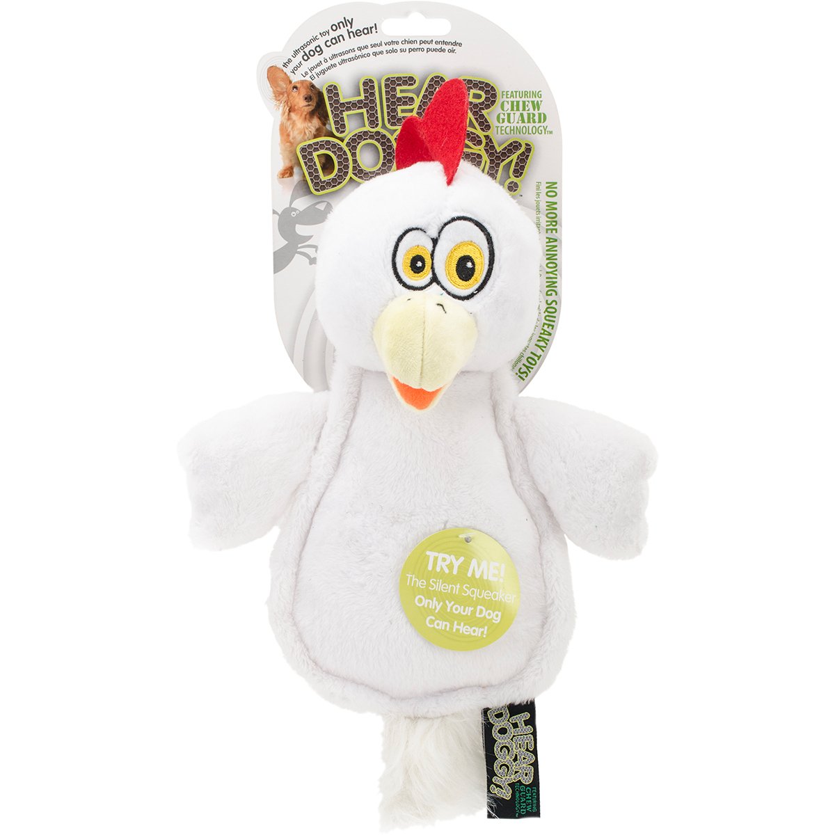 hear doggy ultrasonic plush toys