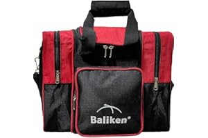 BALIKEN Deluxe Single Bowling Ball Tote Bowling Bag - Holds One Bowling Ball