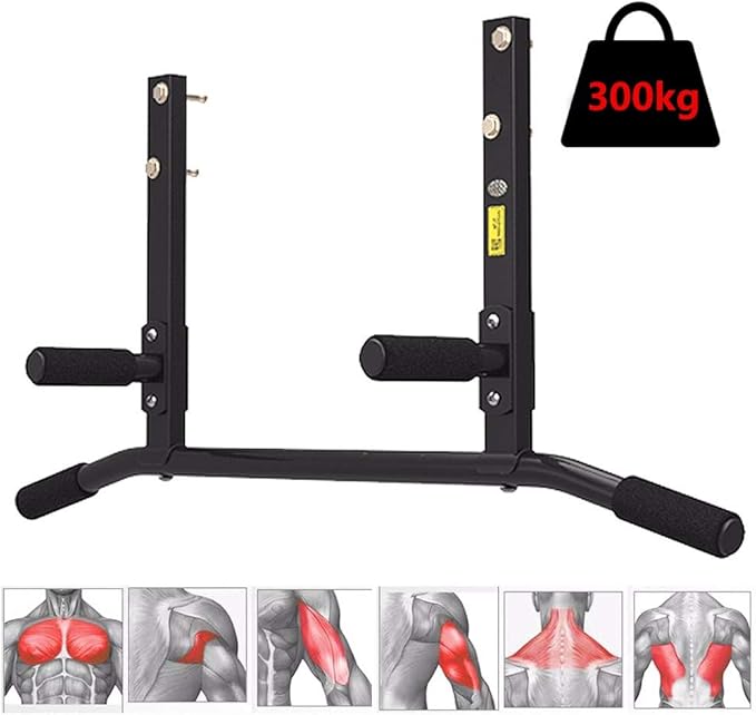 MTOP Joist Mounted Pull Up Bar With Neutral Grip Handles, Strength