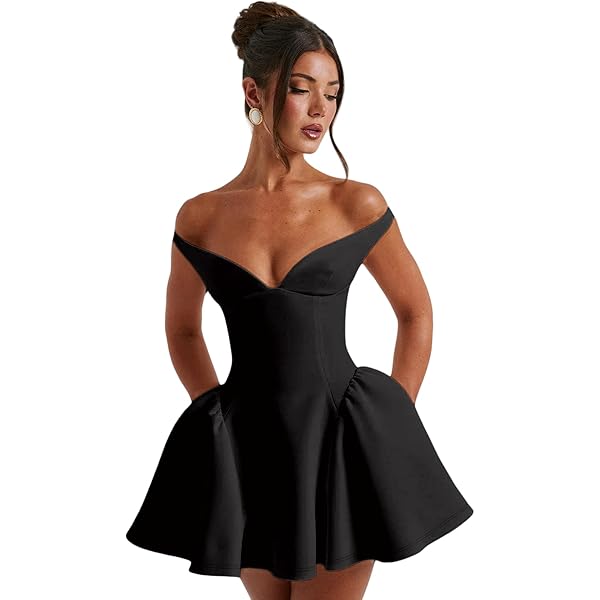 blue dress for baby girl Black Strapless Bow Dress
