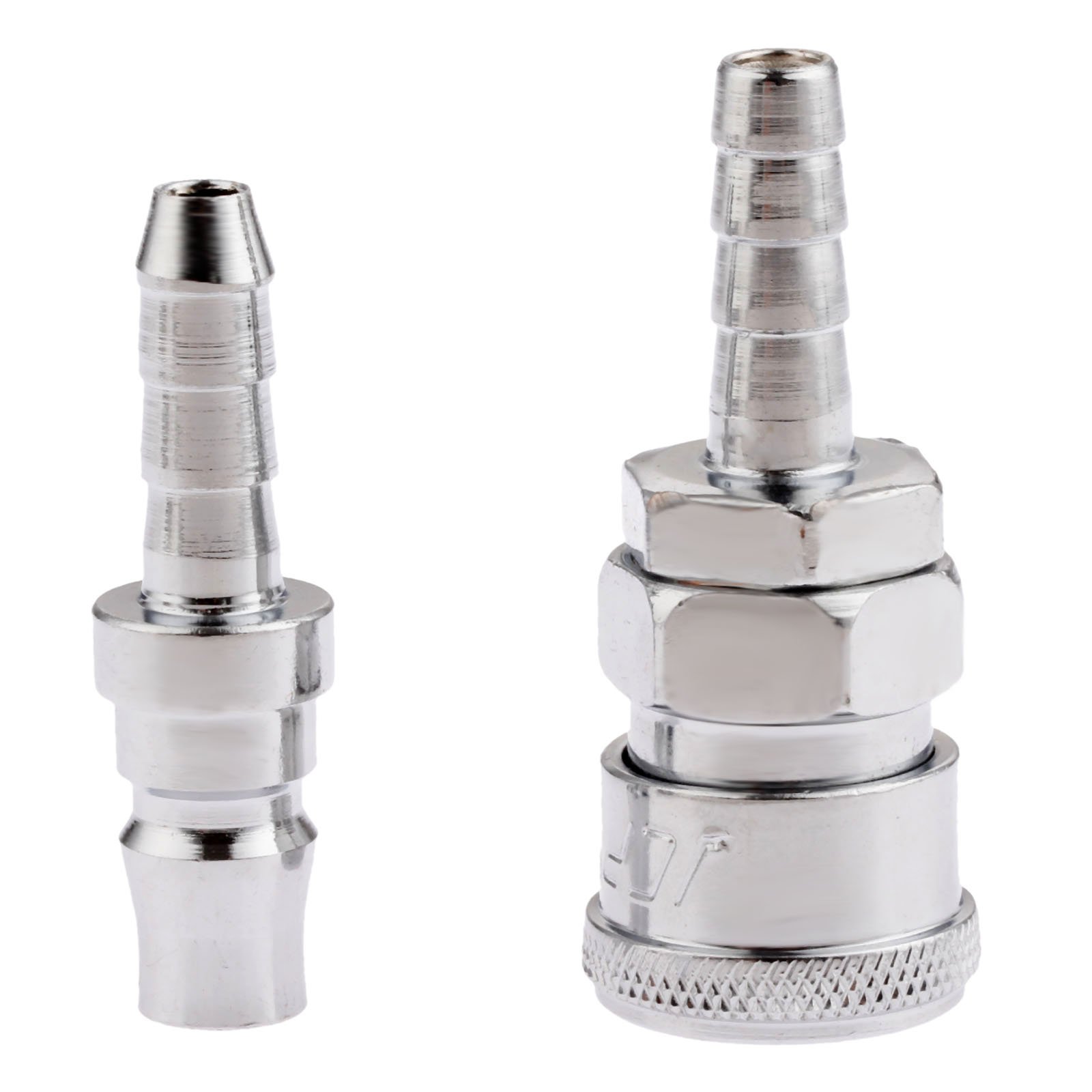 Air Line Hose Fittings Quick Release Coupler Bayonet Connectors for 8mm Inner Diameter-Pack of 2