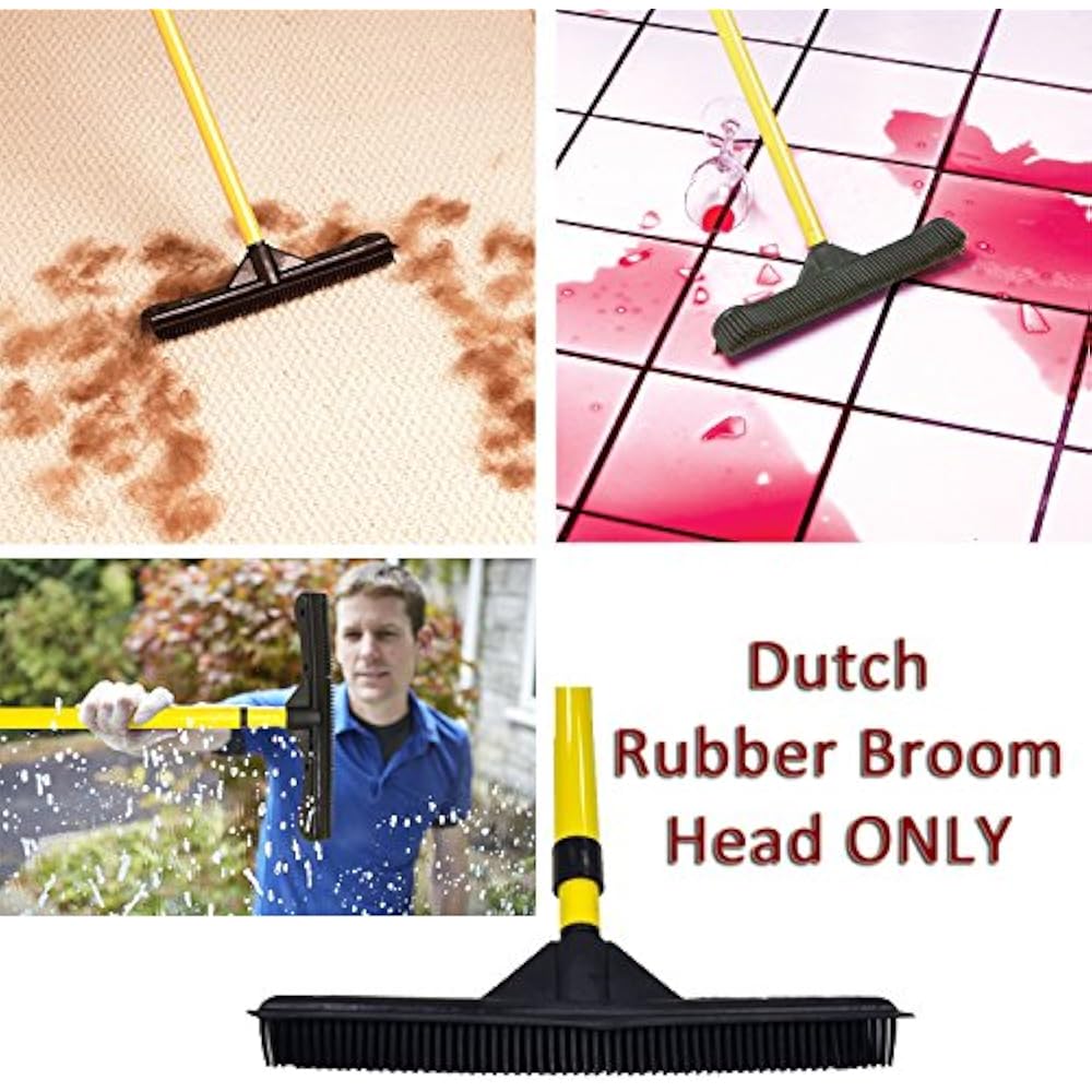 Dutch Rubber Broom 12 Head Inches Only Fits Any Handle By Home & Kitchen eBay